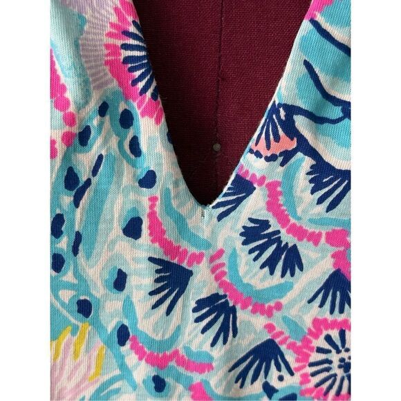 LILLY PULITZER Ross Knit Dress  BALI BLUE ONCE UPON A TIDE Size XL  NWOT Small F - Picture 5 of 9